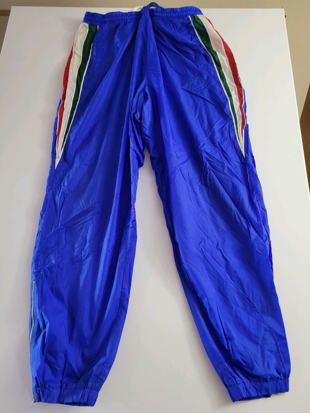 Vintage Fila Track Pants XL Lightweight Mexcian Flag Colors Old School
